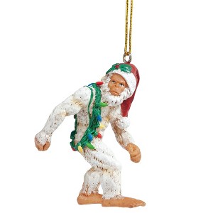 Design Toscano Bigfoot the Abominable Snowman Yeti Holiday Ornament - 1 of 4