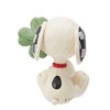 Jim Shore 2.5 Inch Snoopy Holding Clover Mini Clover Peanuts Animal Figurines - 2 of 3