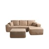 XIZZI Modular Sectional Sofa Couch, L/U-Shape Upholstered Couch, Modern Minimalist Couches for Living Room, Free Combination Deep Seat Corner Couch - 2 of 4