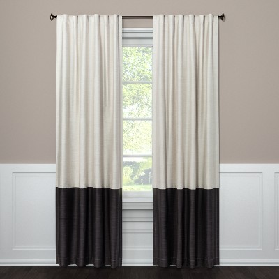 1pc Blackout Color Block Window Curtain Panel - Project 62™