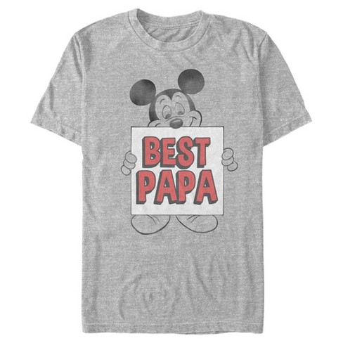 Men's Mickey & Friends Best Papa T-Shirt - image 1 of 4