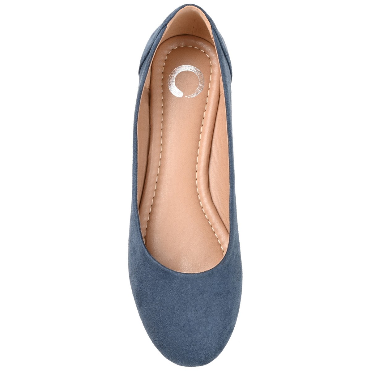 Обувь Journee Collection Women's Kavn Comfort Insole Slip On Round Toe Ballet Flats Blue 6 — фото 4