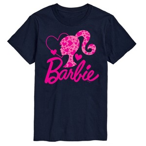 Men's - Barbie - Logo Hearts Short Sleeve Graphic T-Shirt - 1 of 4
