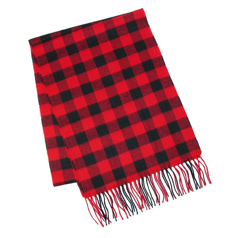 David & Young Softer Than Cashmere Buffalo Plaid Winter Scarf, 2 of 4