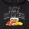 Men's - Instant Message - Boy Dinner Graphic Fleece Pullover Hoodie - 2 of 4