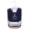 Hudson Baby Infant Boy Cotton Bibs, Captain, One Size - 2 of 4