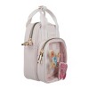 Kirby Applique Kirby Character & Shaker Charms Pink Checkered Women's Mini Messenger Bag - 3 of 4