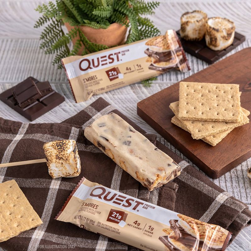 Quest Nutrition 21g Protein Bar - S'mores, 3 of 13