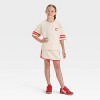 Girls' Short Sleeve French Terry Sporty T-Shirt - Cat & Jack™ - 4 of 4
