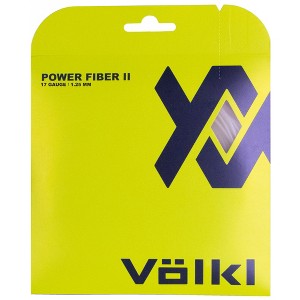 VOLKL Power Fiber II | Tennis Racquet String | Power & Spin | Shock & Vibration Reduction - 1 of 1