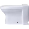 EAGO JA1010 White Ceramic Bathroom Bidet with Elongated Seat - 4 of 4