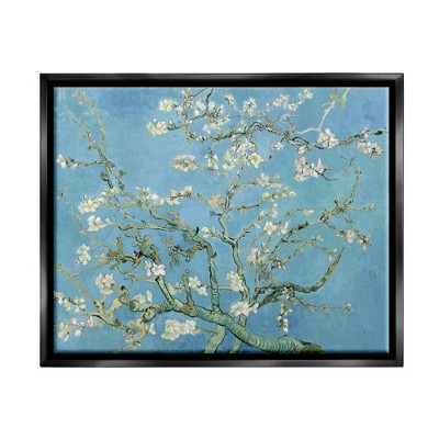 Stupell Industries Almond Blossoms Vincent van Gogh Framed Floater Canvas Wall Art