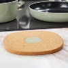 BergHOFF Balance Magnetic Cork Trivet 7", Recycled Material - 3 of 4