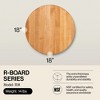 John Boos R18 R Board Wooden 1.5 Inch Thick Reversible Round Circular Carving Cutting Board - 2 of 4
