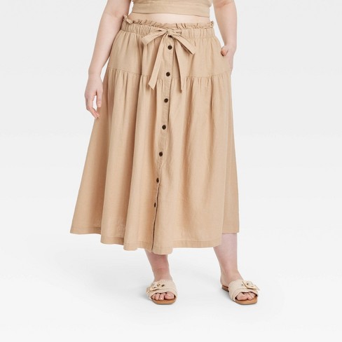 Beige skirt outlet target