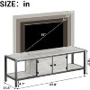 COZONY 58"/65" TV Stand, Entertainment Center w/ Adjustable Legs, Storage Shelves, TV Console for up to 75" TVs, Wood Media Stand, Easy Assembly - 2 of 4