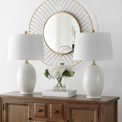 Vemeli Table Lamp (Set of 2) - Cream - Safavieh