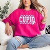 Simply Sage Market Women's Graphic Sweatshirt Cupid Varsity Checkered - 2 of 3