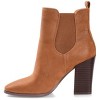 Journee Collection Womens Maxxie Pull On Stacked Heel Booties - 2 of 4