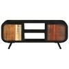 vidaXL TV Stand 43.3 in.x11.8 in.x17.7 in. Solid Wood Reclaimed - 2 of 4