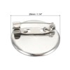 Unique Bargains Metal DIY Blankets Crafts Brooch Making Home Sewing Blank Trays Safety Pins 100 Pcs - 2 of 4