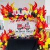 KatchOn, Big Fire Balloons Set - 28 Inch, Pack of 12 | Flame Decorations for Firefighter Birthday Party Decorations | Fire Decorations - 3 of 4