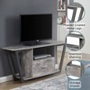 Graystone 1 Drawer TV Stand for TVs up to 60" with Shelves - Breighton Home - 4 of 4