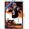 Trends International NFL Cincinnati Bengals - Joe Burrow 22 Framed Wall Poster Prints - 3 of 4
