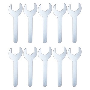 Unique Bargains Galvanized Iron Automotive Repair Furniture Assembly Metric Small Open-End Wrenches 10 Pcs - 1 of 4