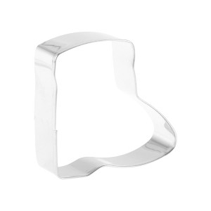 Unique Bargains Pastry Cutter Christmas Hat-Shaped Dishwasher Safe Stainless Steel Silver Tone 1Pcs - 1 of 4