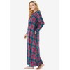 Dreams & Co. Women's Plus Size Cotton Flannel Lounger - 4 of 4