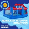 Sunny & Fun Hoop N’ Slide Inflatable Bounce House with Basketball Hoop & Slide - 4 of 4