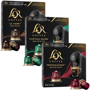 L'OR Medium Dark Roast Variety Pack Coffee Capsules - 30ct - 1 of 4