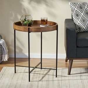HDZNVF Round End Table - 1 of 4