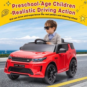 Licensed Land Rover Kids Electric Car, 12V Ride On Toy for Kids 3-8, Electric Car with Parent Remote Control, Music Player, Mp3 Player, Led - 1 of 4