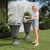 DSVIMOY Planter, 2PCS Indoor Outdoor Garden Planter, Trophy Flower Pot for Flowers, Herbs, Plants, Gray, 15.76"*15.76"*23.64" - 2 of 4