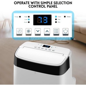 Acekool 10000 BTU Portable Air Conditioner, 3-in-1 AC with Fan & Dehumidifier, Remote, 3 Speeds, 24H Timer, Cools Rooms Up to 450 Sq.Ft, Easy Install - 1 of 4
