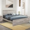 Vintage Farmhouse Style Full/Queen/King Size Platform Bed with Wooden Slats Support, No Box Spring Needed - ModernLuxe - 2 of 4