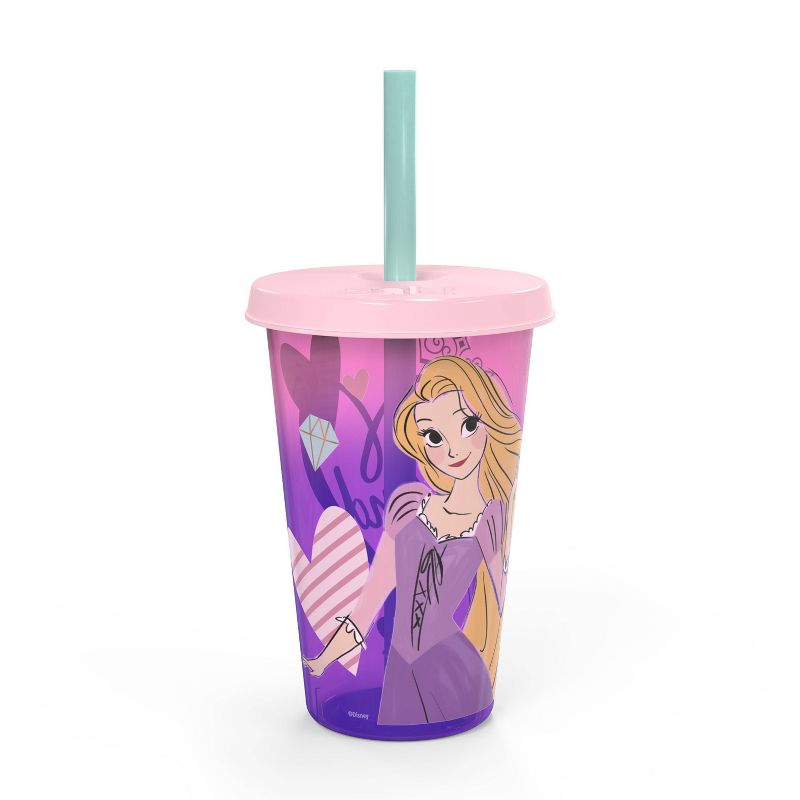 Disney Princess 16.5oz 4pk Plastic Color Change Tumblers -Zak Designs, 3 of 10