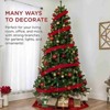 SUGIFT 6ft Artificial Christmas Tree Hinged Xmas Tree W/864 Branch Tips & Metal Stand - 2 of 4