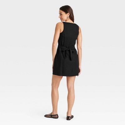 Women's Linen Mini Vest Dress - A New Day | eBay