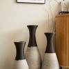 NicBex 3-Piece PVC Floor Vase Set, Decorative Tall Vases for Home Decor, Modern Design Dry Flower/ Branch Holders - 3 of 4