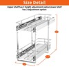 LOVMOR Pull Out Cabinet Organizer - 3 of 4