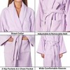 Alpine Swiss Blair Womens Cotton Terry Cloth Bathrobe Shawl Collar Velour Spa Robe - 3 of 4
