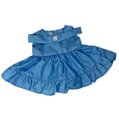 Doll Clothes Superstore Blue Ruffle Dress Fits Cabbage Patch Kid Dolls