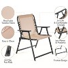 Yaheetech Set of 2 Folding Dining Chairs with Backrest for Garden, Lawn, Backyard - 4 of 4