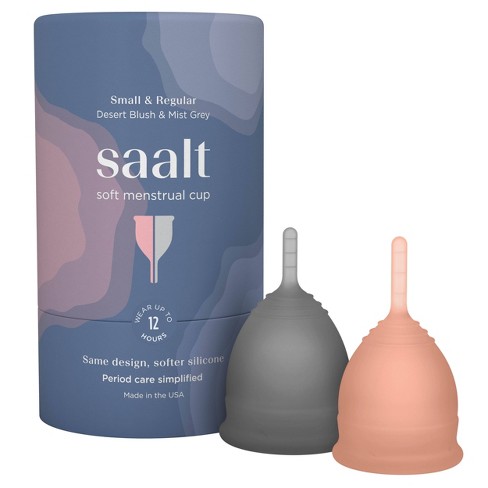 Saalt Soft Menstrual Cups Small Regular 2pk Target