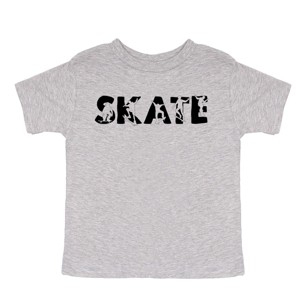 The Juniper Shop Skate Toddler Short Sleeve Tee - 5T - Heather Grey - 1 of 4