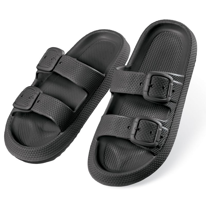 Collections Etc Double Strap Sandal, 1 of 4