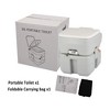 Karl Home | 5.3 Gallon Grey HDPE Portable Camping Toilet - 4 of 4